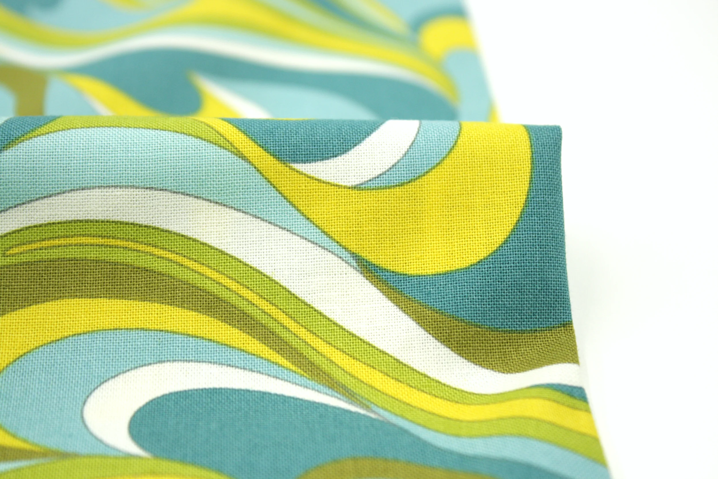 Popeline // Moda Fabrics // Happy Daze Aqua – Bild 2