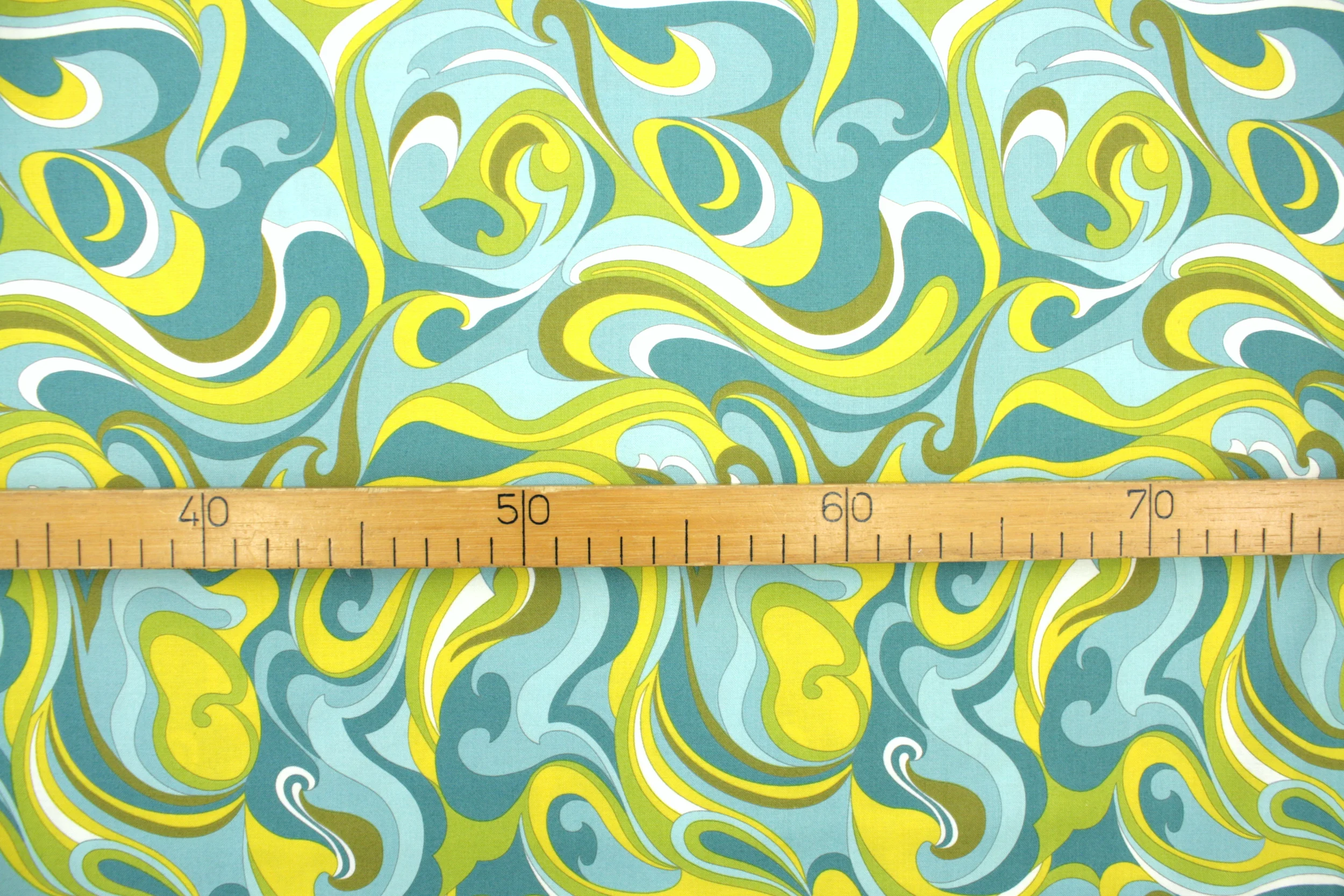 Popeline // Moda Fabrics // Happy Daze Aqua – Bild 5