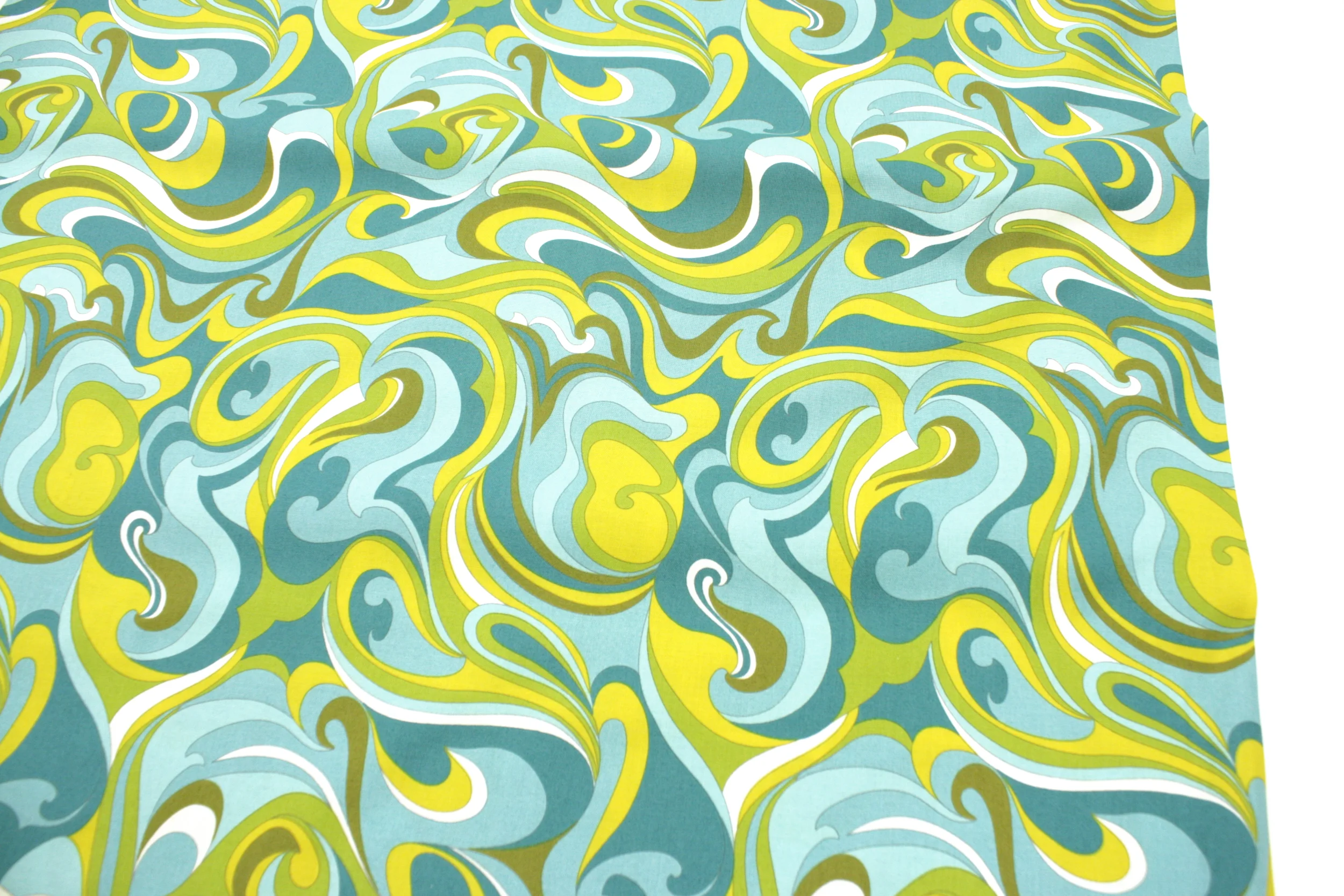 Popeline // Moda Fabrics // Happy Daze Aqua – Bild 4