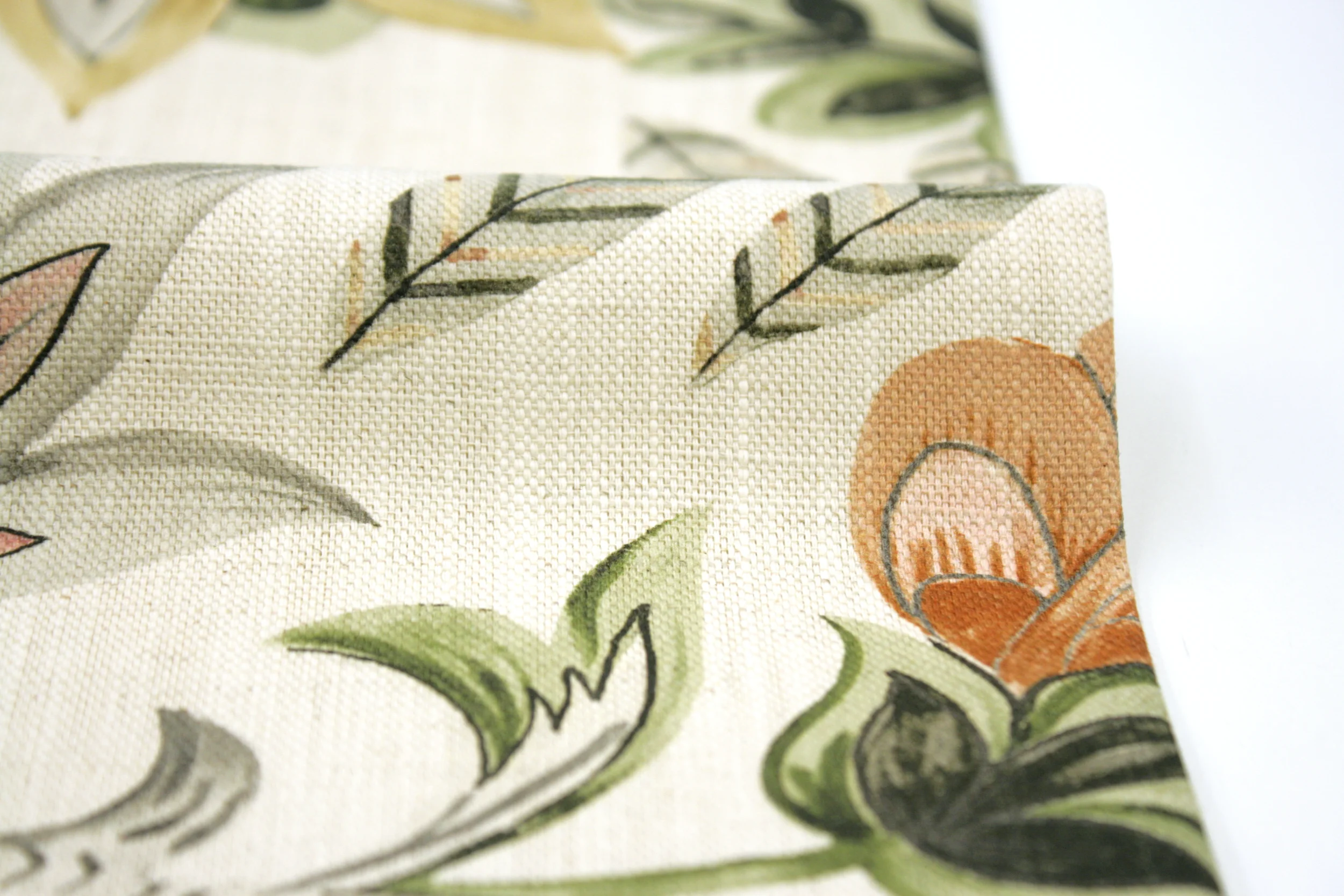 Dekostoff // Möbelstoff // Sizergh Blush-Sage – Bild 2