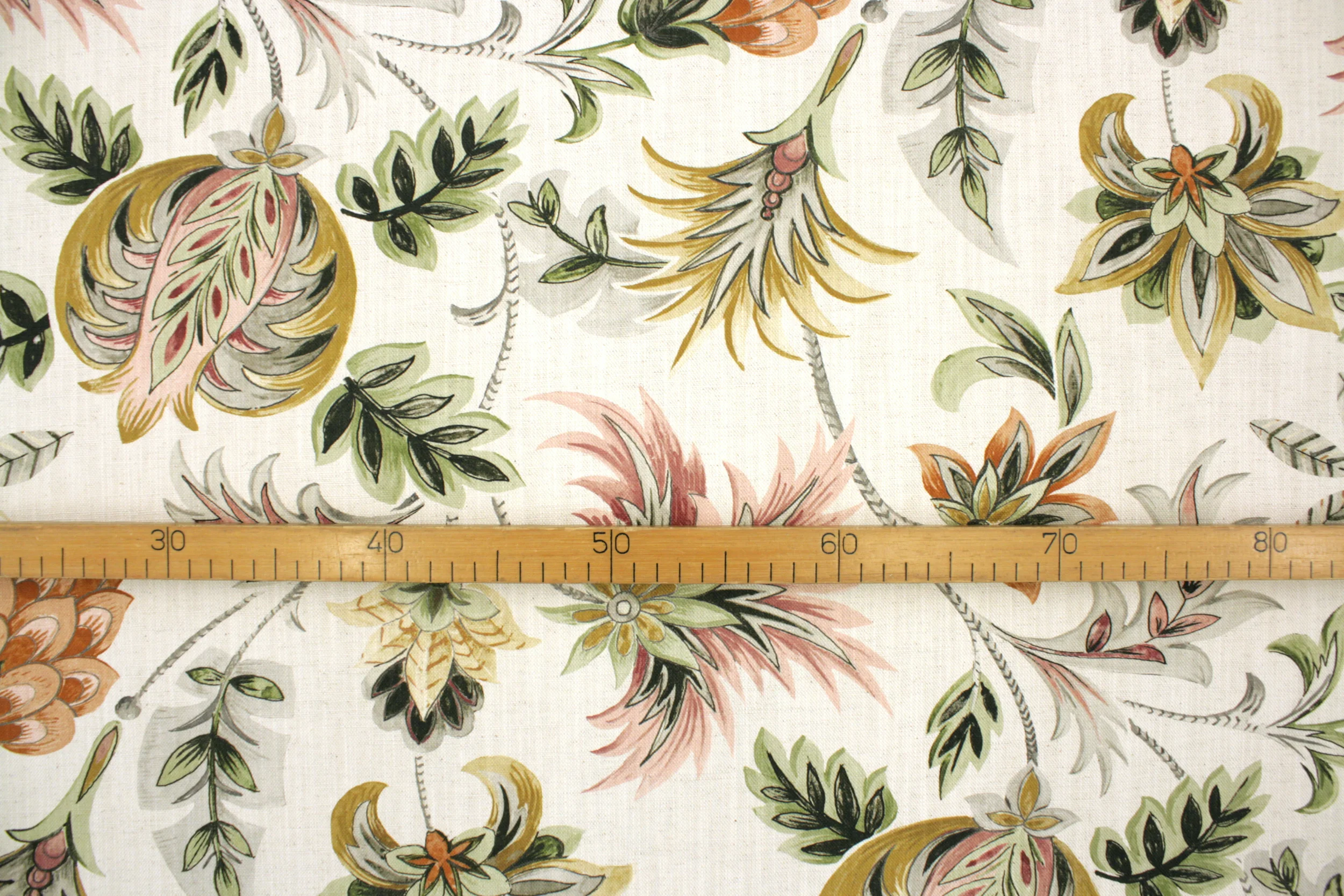 Dekostoff // Möbelstoff // Sizergh Blush-Sage – Bild 4