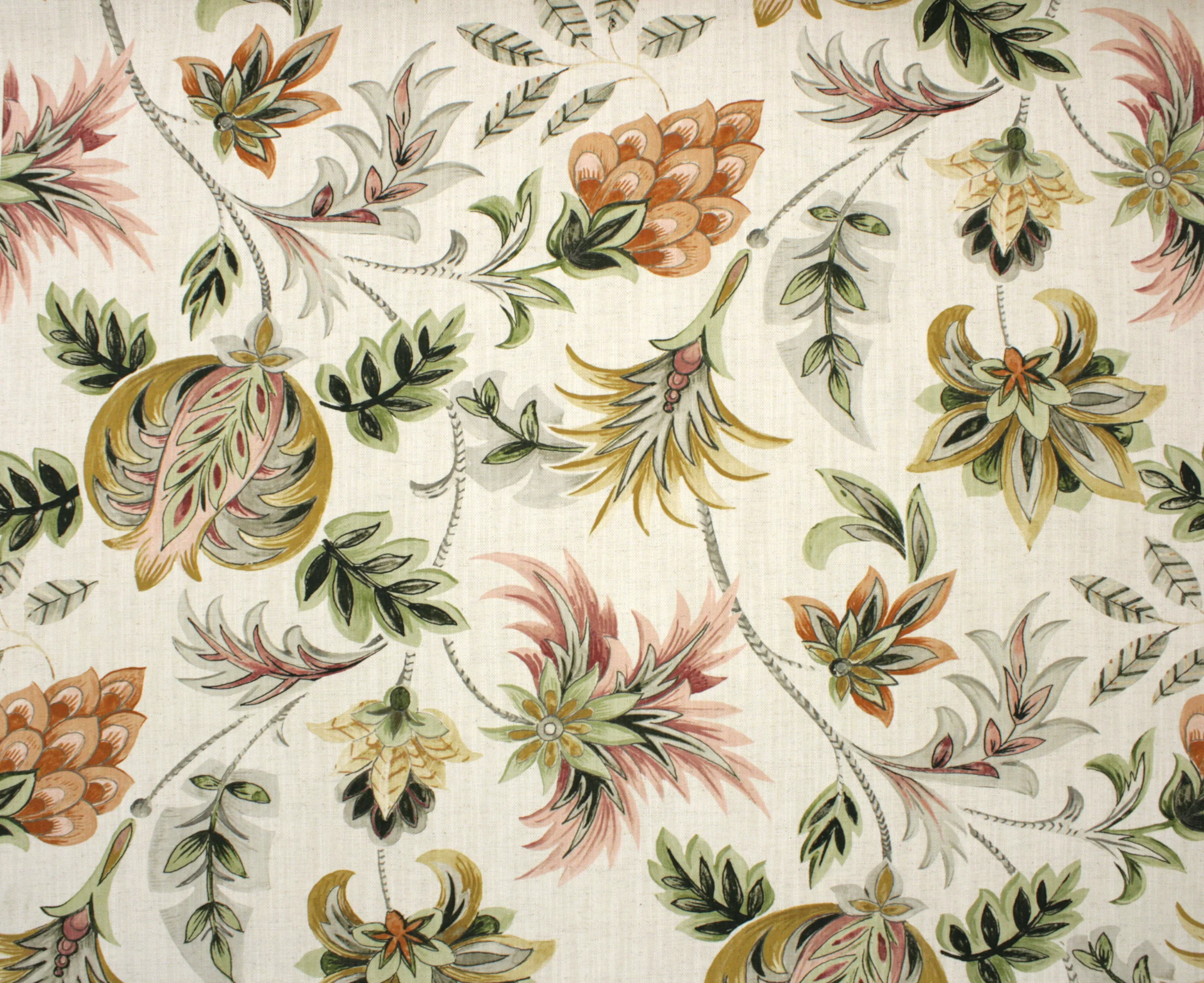 Dekostoff // Möbelstoff // Sizergh Blush-Sage – Bild 5