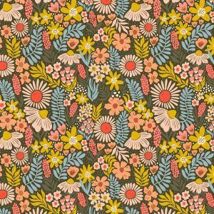 Popeline // Cotton and Steel // Petals in the Sun // Flowers Moss