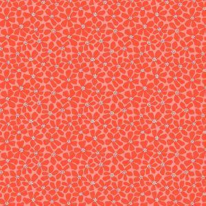 Popeline // Cotton and Steel // Petals in the Sun // Blushing Red