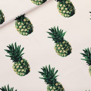 French Terry // SYAS // Pineapples Papyrus Creme