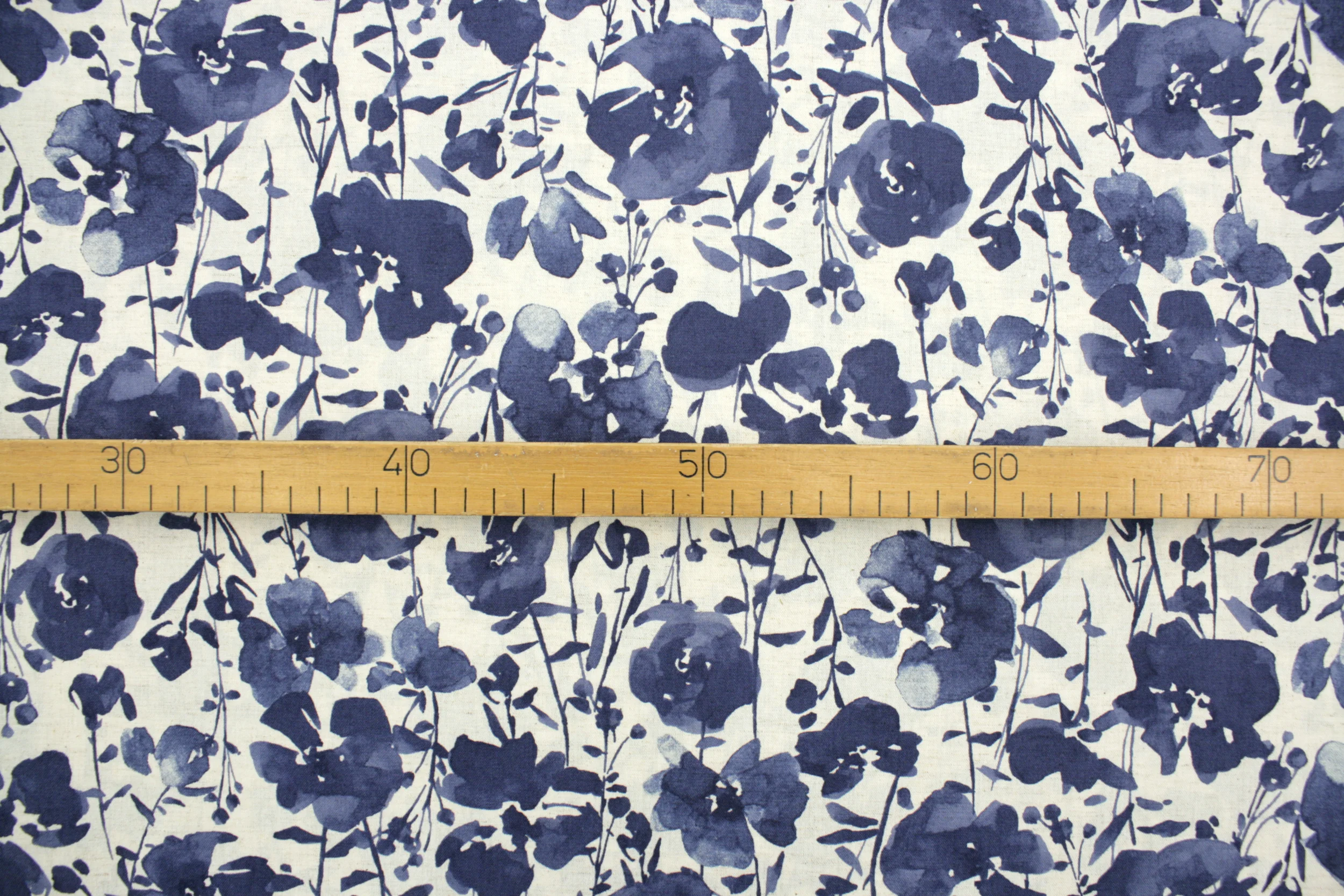 Baumwolle Leinenmix // Kokka // Watercolor Floral – Bild 5