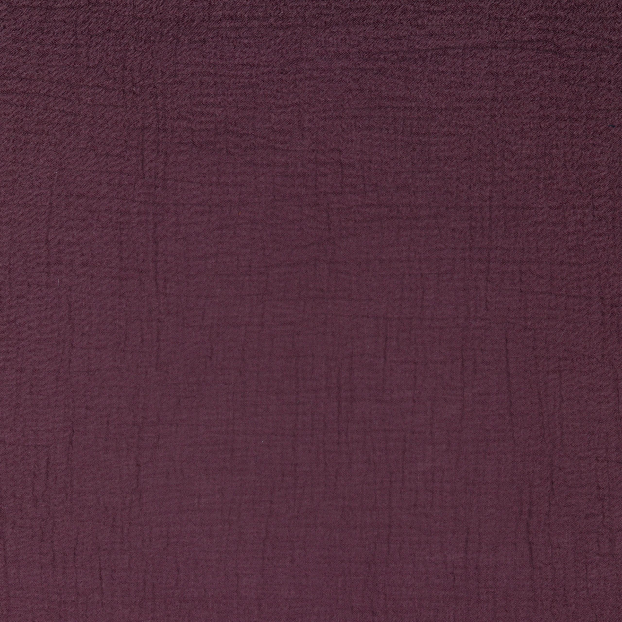 BIO Musselin // Aubergine