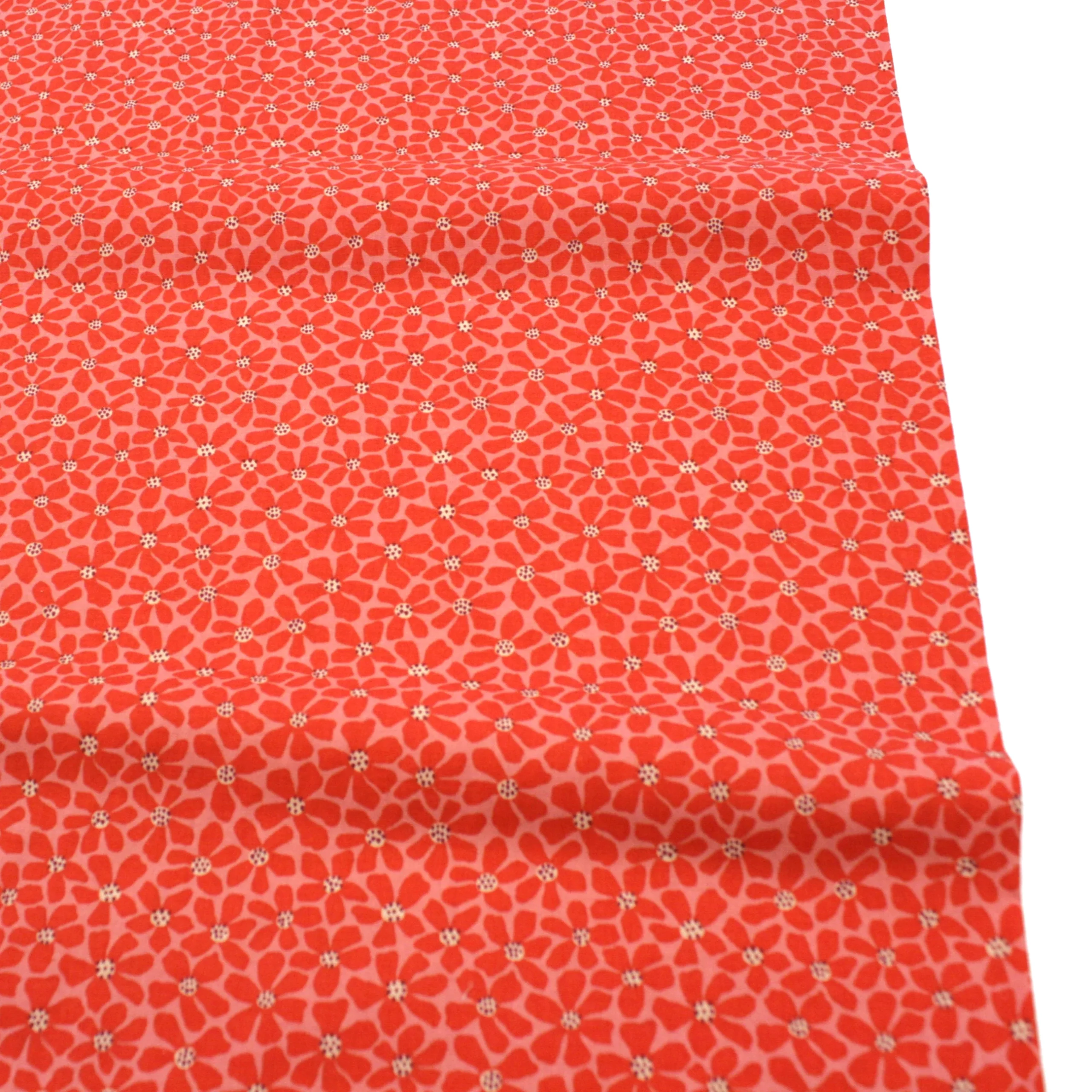 Popeline // Cotton and Steel // Petals in the Sun // Blushing Red