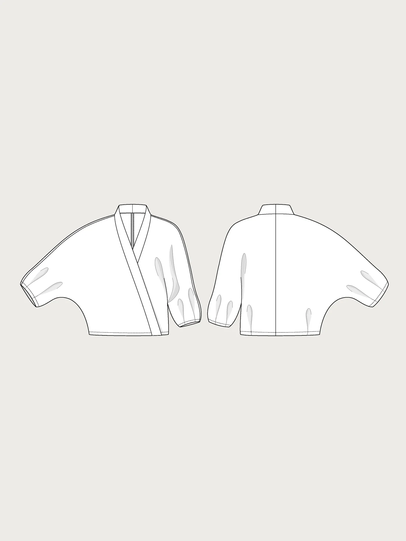 Schnittmuster // The Assembly Line // Cross Over Shirt XS-3XL – Bild 3