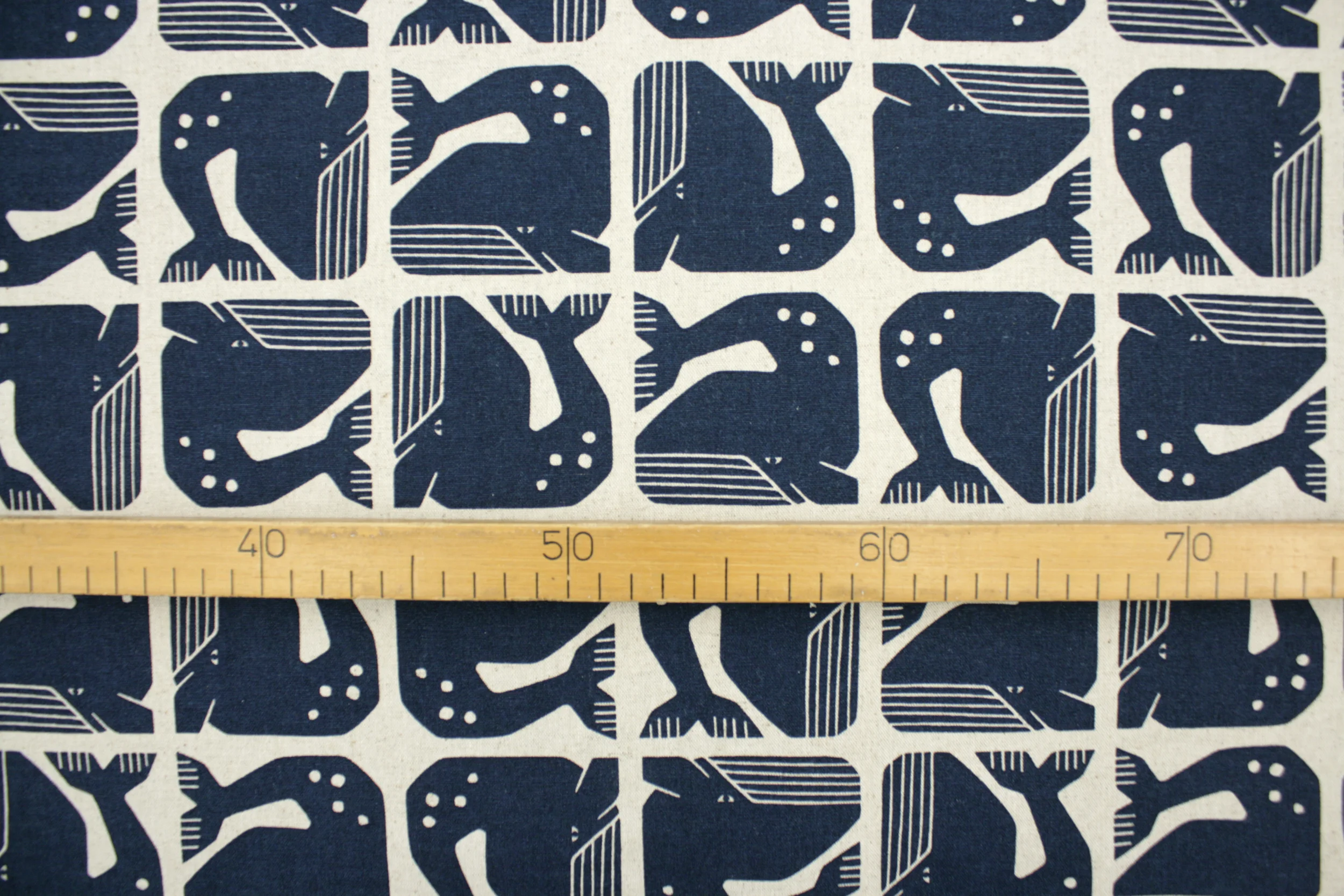 Canvas // Cotton and Steel // Grumpy Whale – Bild 2