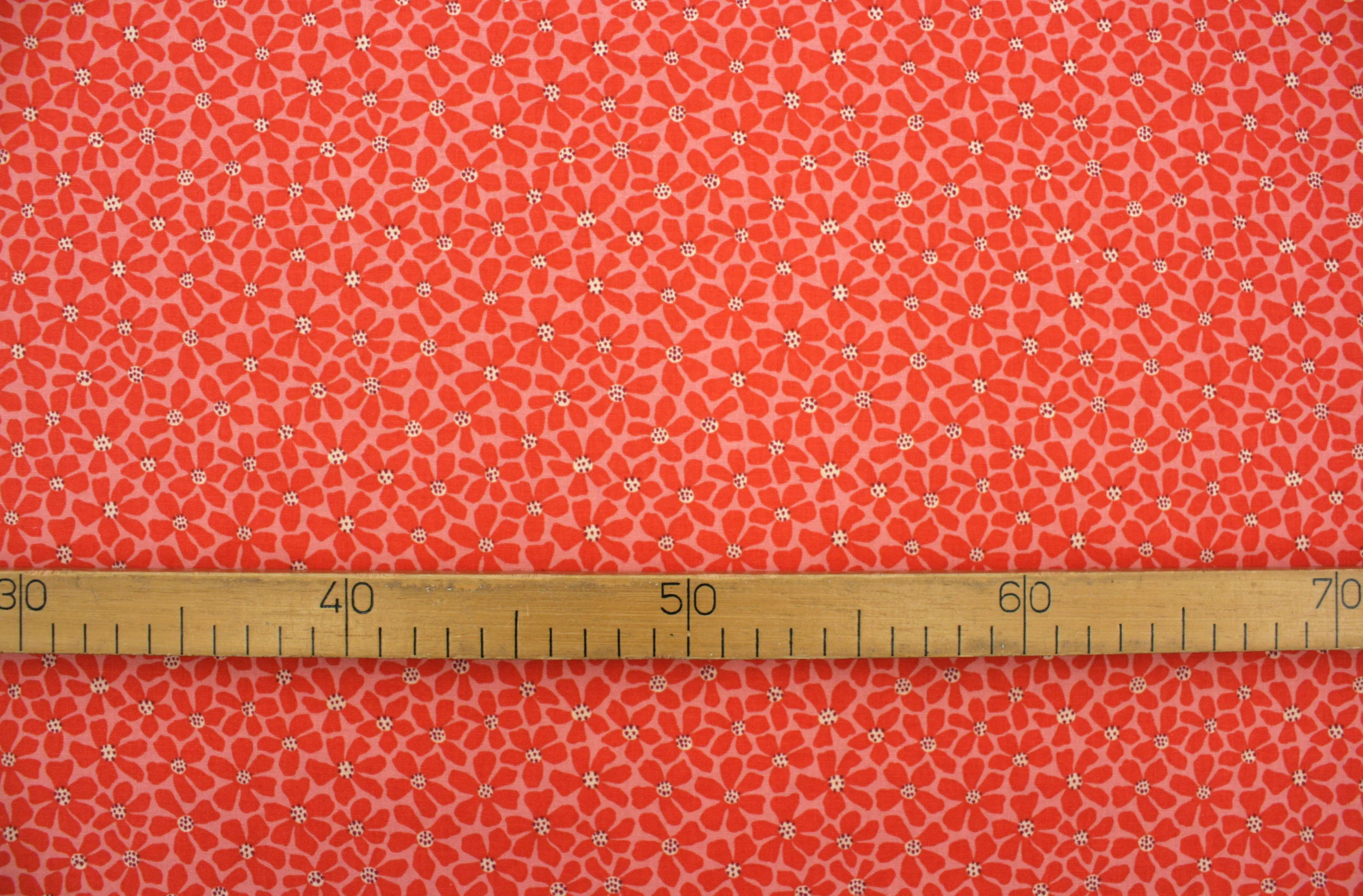 Popeline // Cotton and Steel // Petals in the Sun // Blushing Red – Bild 4