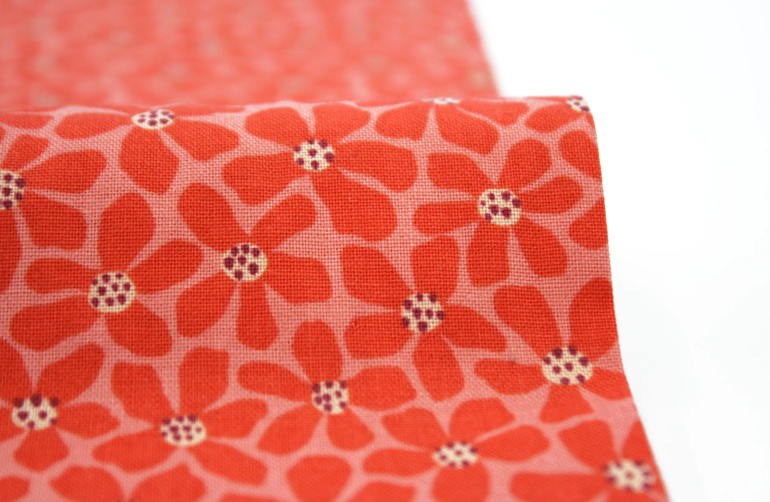 Popeline // Cotton and Steel // Petals in the Sun // Blushing Red – Bild 2