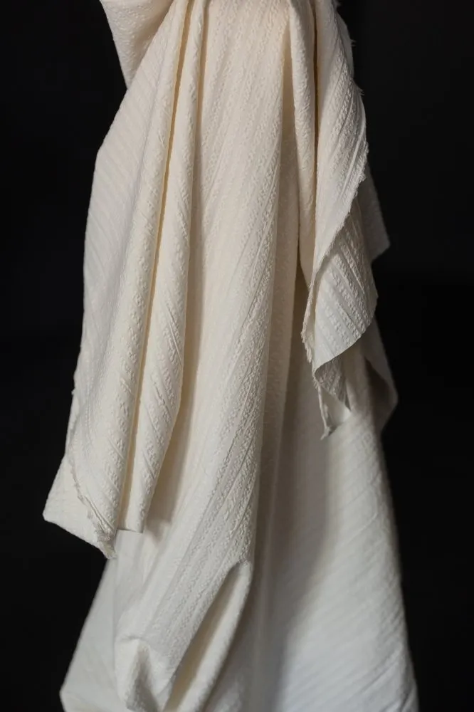 Organic Seersucker // Merchant & Mills // Washed White // Stripe – Bild 4
