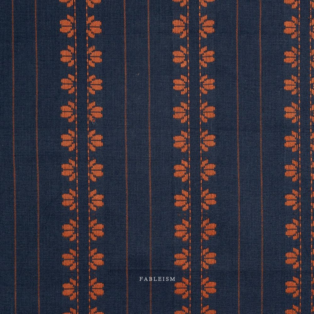 Baumwolle Webstoff // Fine & Dandy // Navy Spice – Bild 4