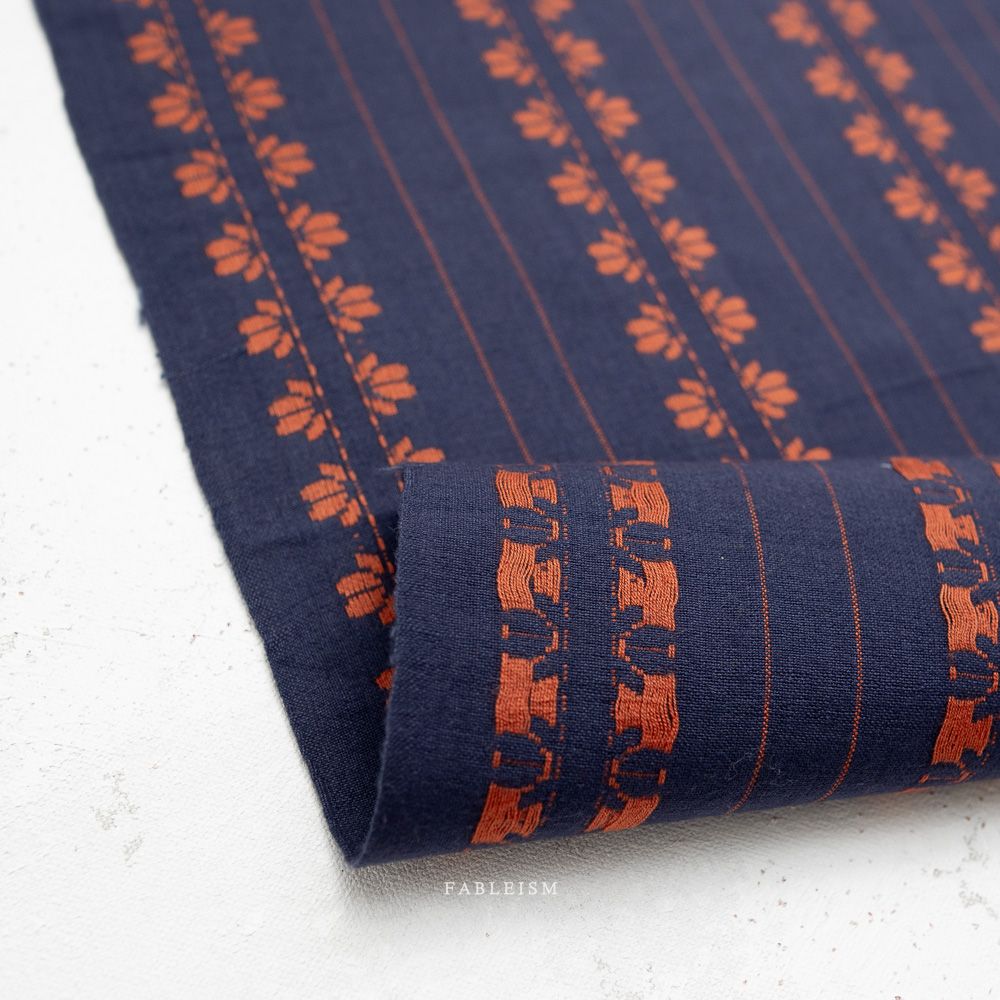 Baumwolle Webstoff // Fine & Dandy // Navy Spice – Bild 3
