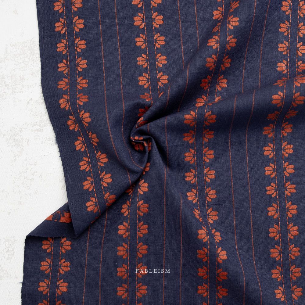 Baumwolle Webstoff // Fine & Dandy // Navy Spice