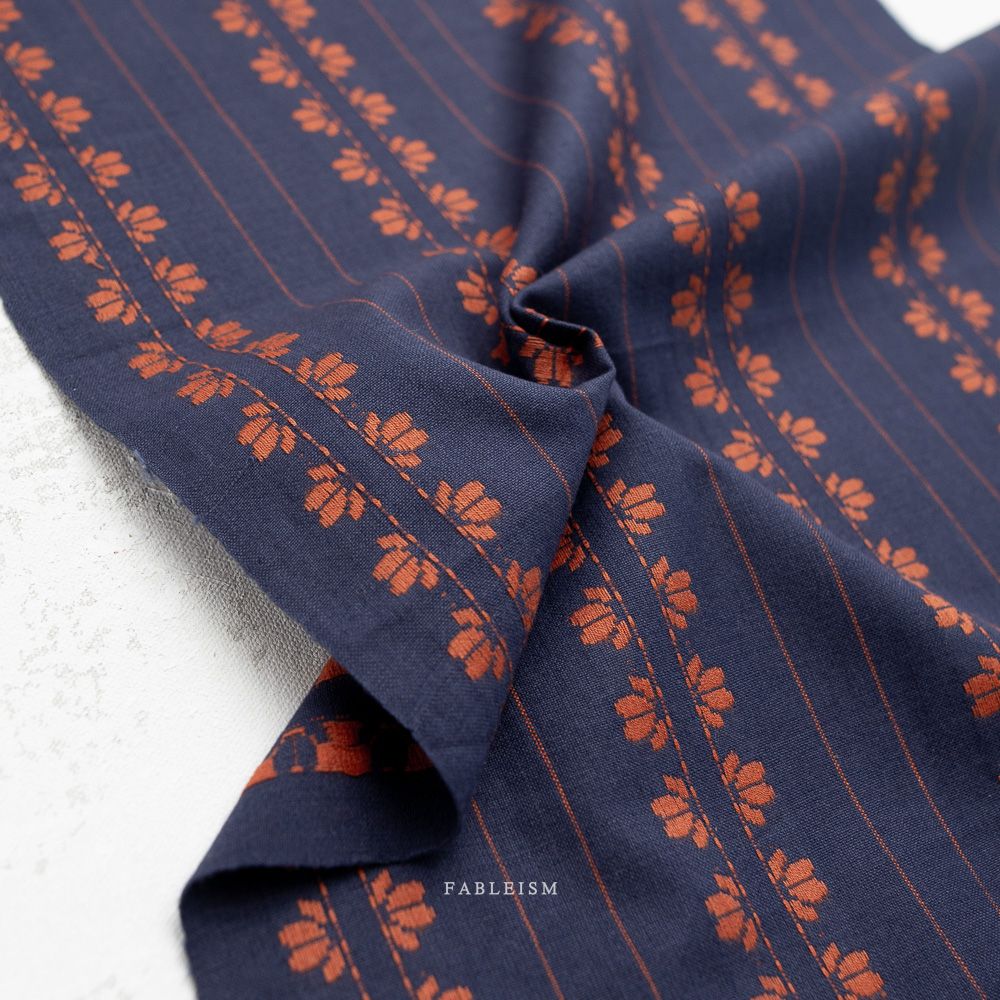 Baumwolle Webstoff // Fine & Dandy // Navy Spice – Bild 2