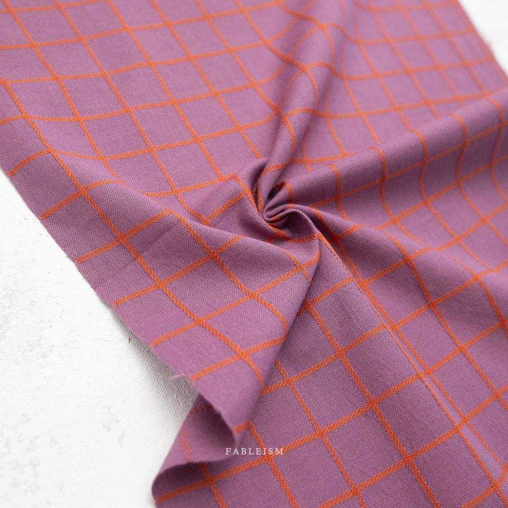 Baumwolle Webstoff // Fine & Dandy // Plum – Bild 2