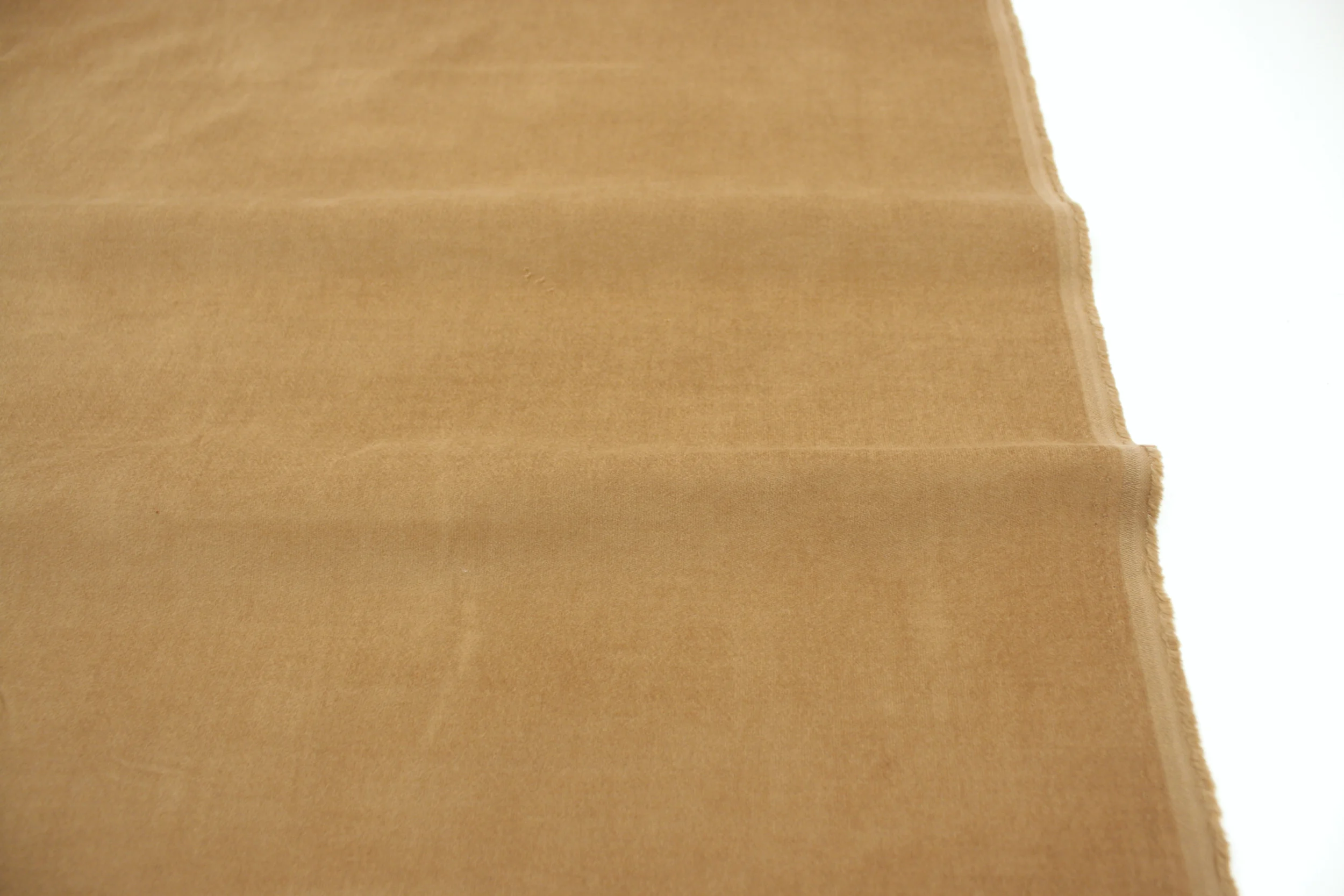 Baumwollsamt mit Stretch // Beige – Bild 2