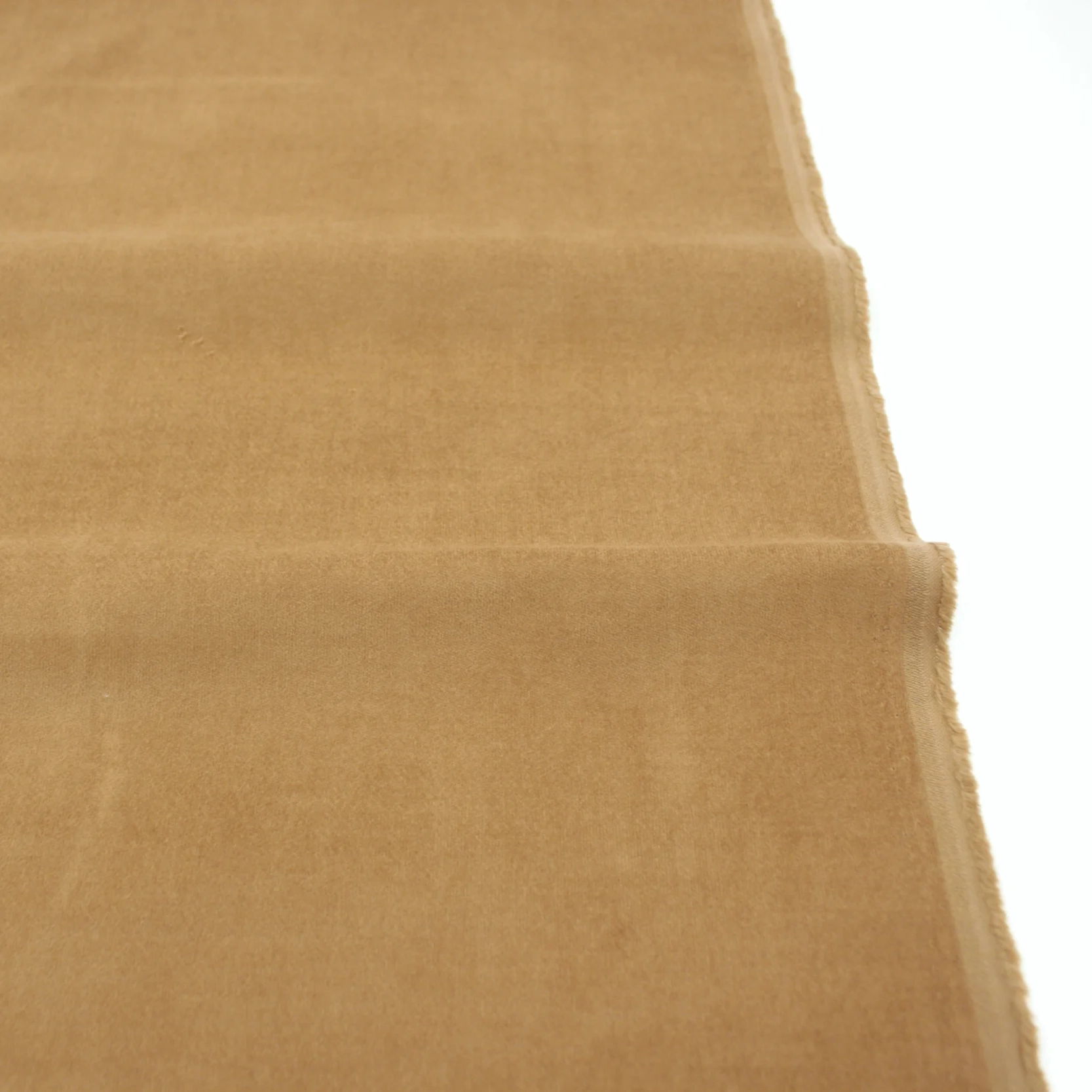 Baumwollsamt mit Stretch // Beige