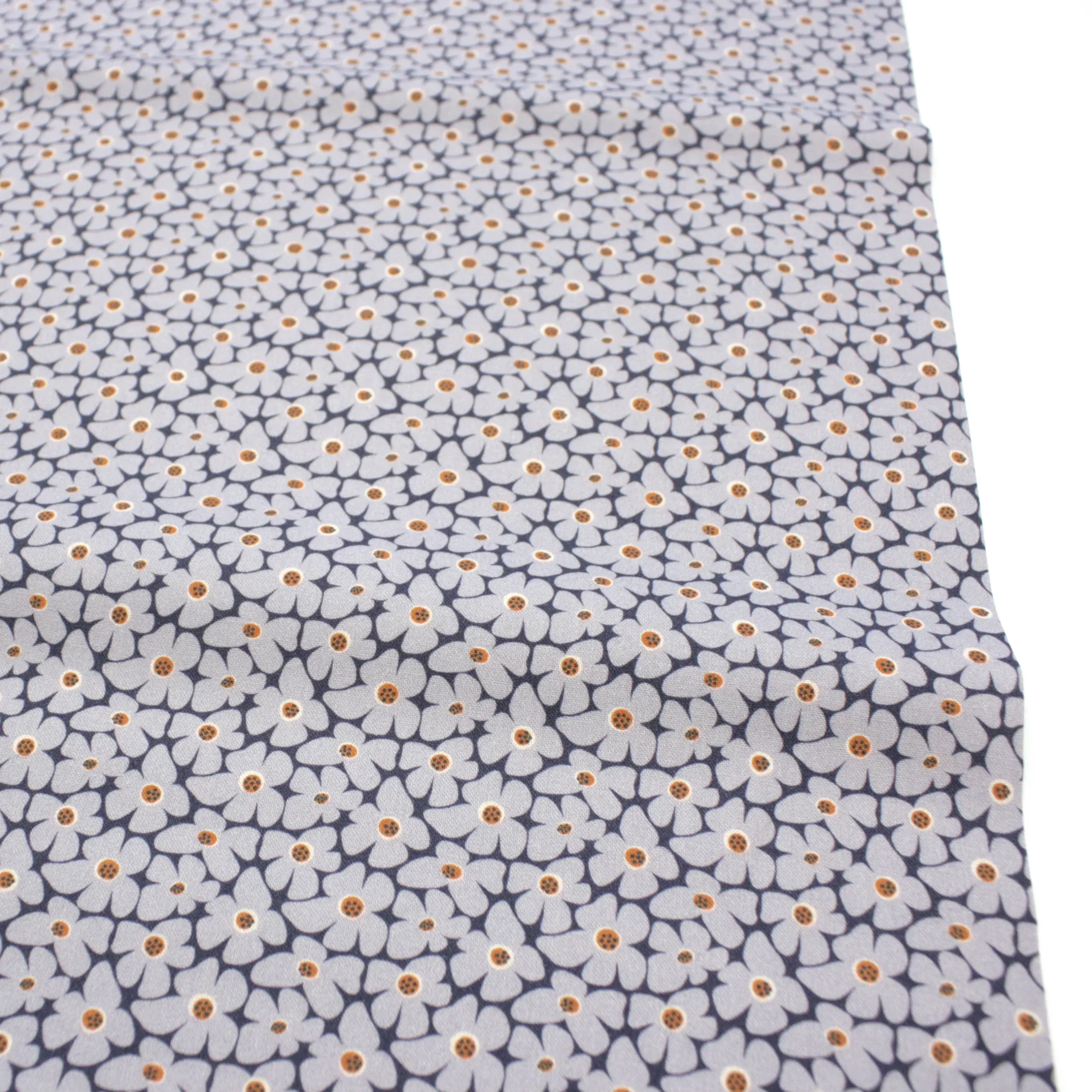 BIO Popeline // Cloud 9 // Flower Patch Lavender Gray