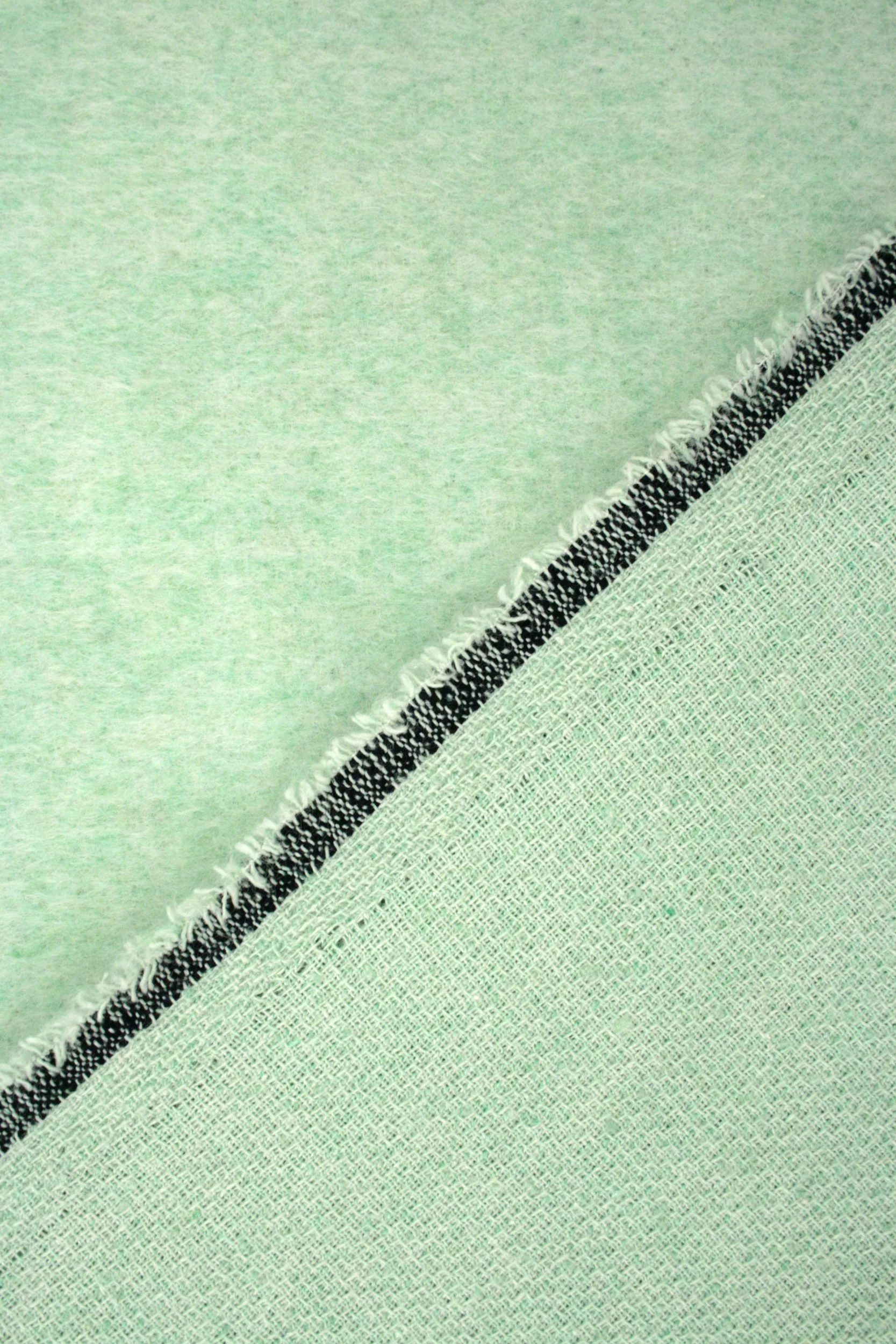 Woll-Mischstoff// Helles Pistazie – Bild 2