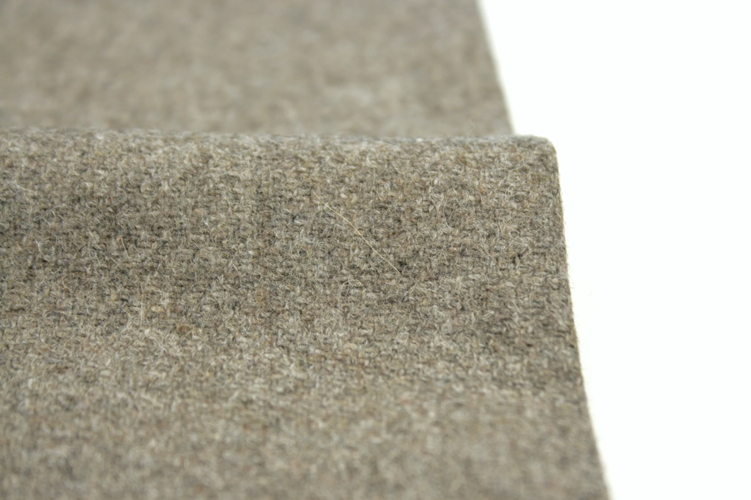Wollstoff // Leicht Meliert // Taupe – Bild 2