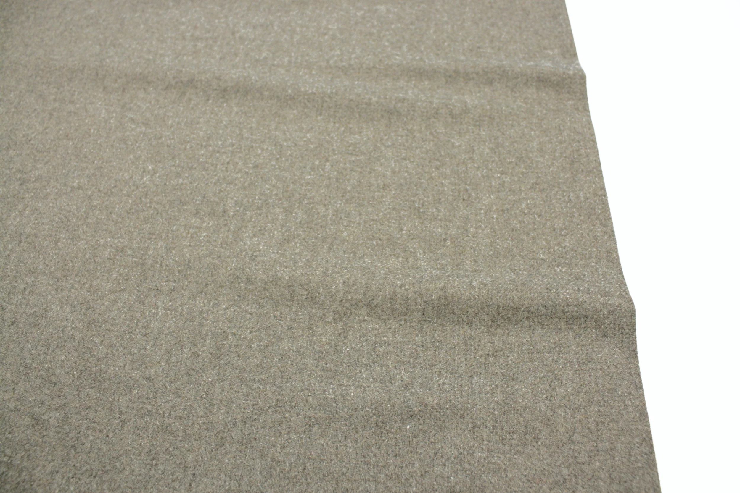 Wollstoff // Leicht Meliert // Taupe – Bild 3