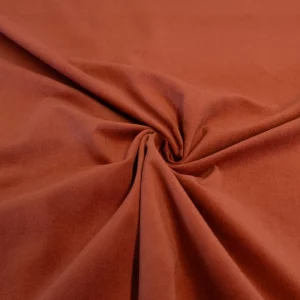 Baumwollsamt mit Stretch // Orange