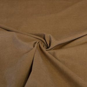 Baumwollsamt mit Stretch // Beige