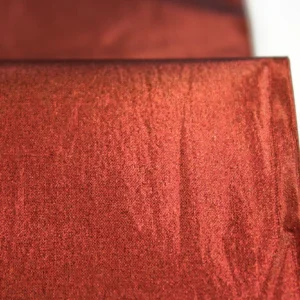 Baumwolle // Metallic Foil // Shimmering Red